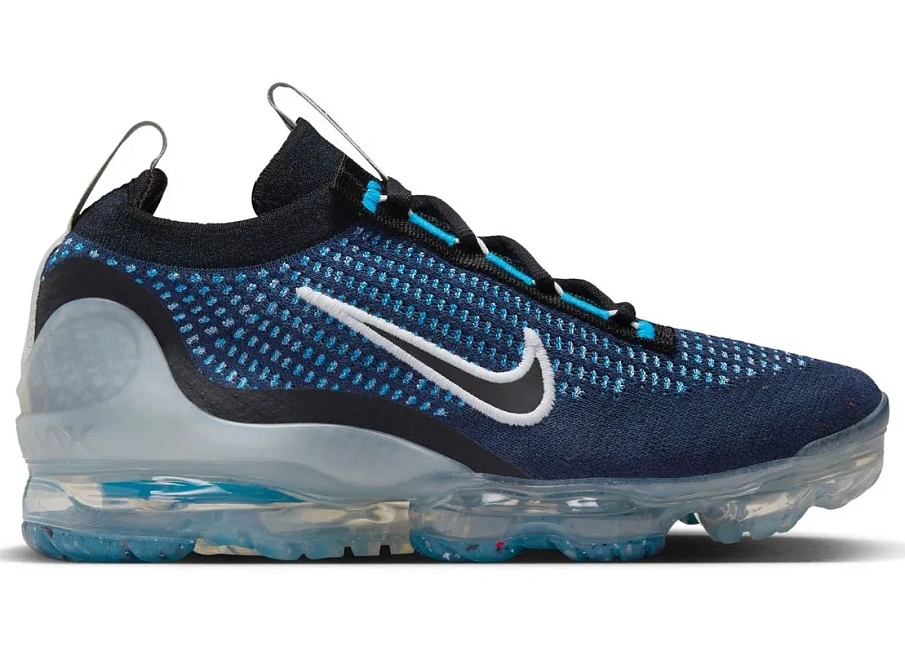 Фото № 1 с приближением к товару «‎Nike Air VaporMax 2021 FK Midnight Navy Photo Blue »