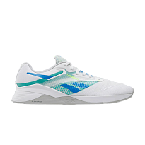 Фото № 1 с приближением к товару «‎Reebok Nano X4 White Unleashed Green (100204671)»