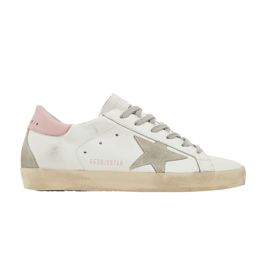 Фото № 1 с приближением к товару «‎Golden Goose Women's Superstar White Pink»