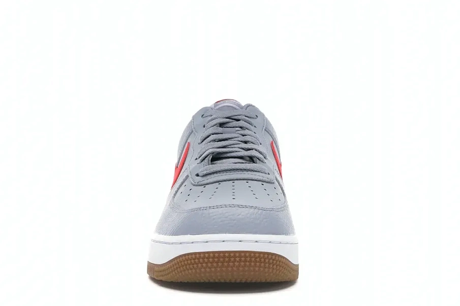 Фото № 2 с приближением к товару «‎Nike Air Force 1 Low '07 Wolf Grey University Red»