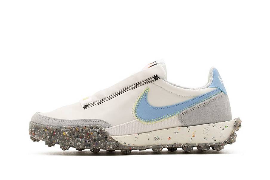 Фото № 2 с приближением к товару «‎Nike Waffle Racer Crater WMNS WhiteGreyBlue»