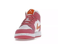 Фото № 2 с приближением к товару «‎Jordan 1 Mid Pinksicle Safety Orange »