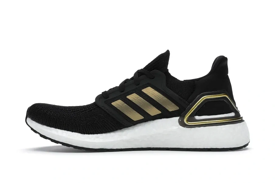 Фото № 3 с приближением к товару «‎adidas Ultra Boost 20 Black Gold White»