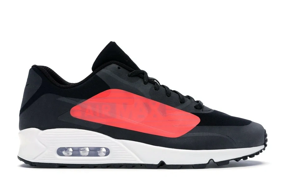 Фото № 1 с приближением к товару «‎Nike Air Max 90 NS Big Logo Black Crimson»