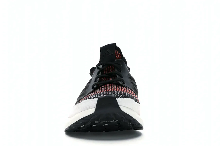 Фото № 2 с приближением к товару «‎adidas Ultra Boost 2019 Black White Solar Orange»