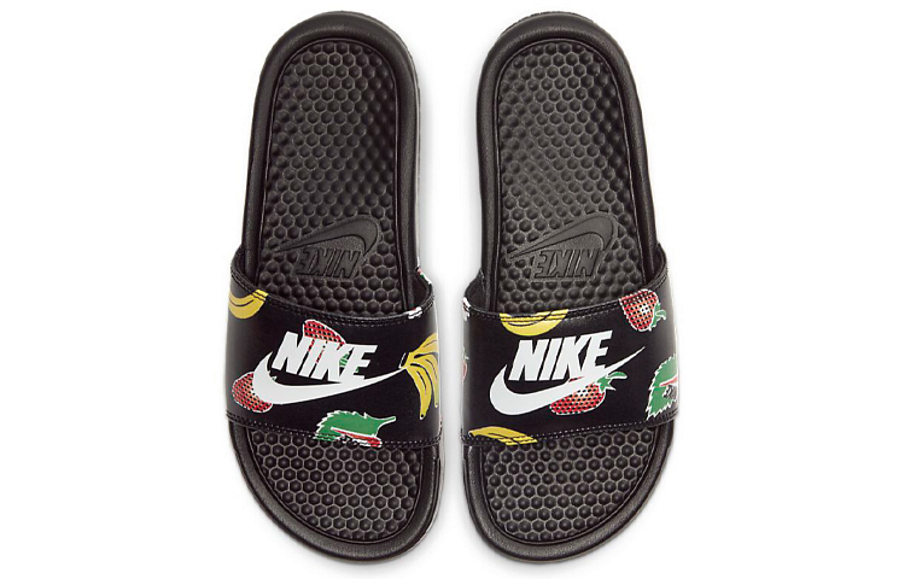 Фото № 2 с приближением к товару «‎Nike Wmns Benassi JDI Print "Fruit Pack" BlackWhite»