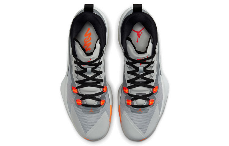 Фото № 4 с приближением к товару «‎Nike Air Jordan Zion 1 PF GreyOrange Basketball Shoes GreyOrange»
