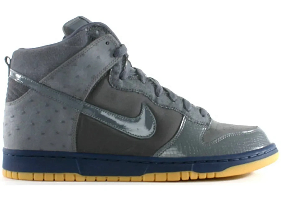 Фото № 1 с приближением к товару «‎Nike Dunk High Deluxe Ostrich Light Graphite»