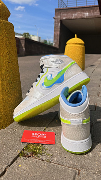 Фото № 3 с приближением к товару «‎Air Jordan 1 Mid "Warped Swoosh"»