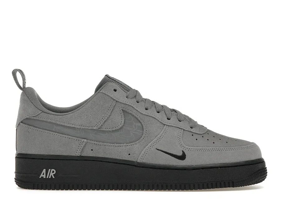 Фото № 1 с приближением к товару «‎Nike Air Force 1 Low '07 LV8 Reflective Swoosh Cool Grey»