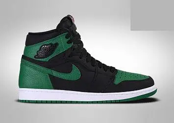 NIKE AIR JORDAN 1 RETRO HIGH OG Vintage Basketball shoes BLACKPINE GREEN (2020) - 1