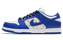Фото № 1 с приближением к товару «‎Supreme x Nike SB Dunk Low WhiteGoldBlue»