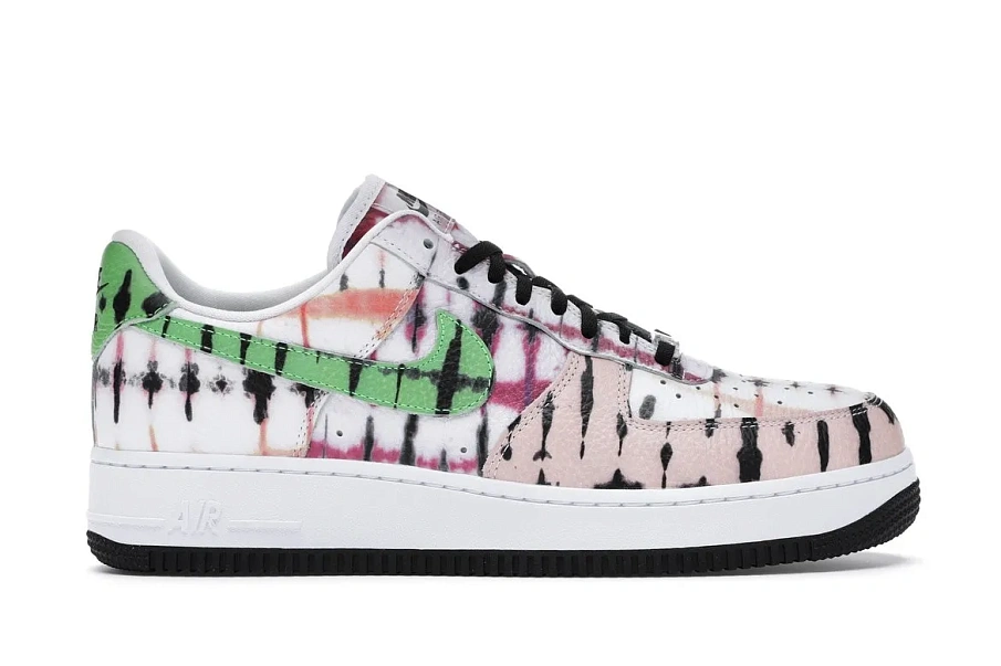Фото № 1 с приближением к товару «‎Nike Air Force 1 Low Black Tie Dye »