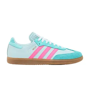 Lionel Messi x adidas Samba J Halo Mint Lucid Pink - 1