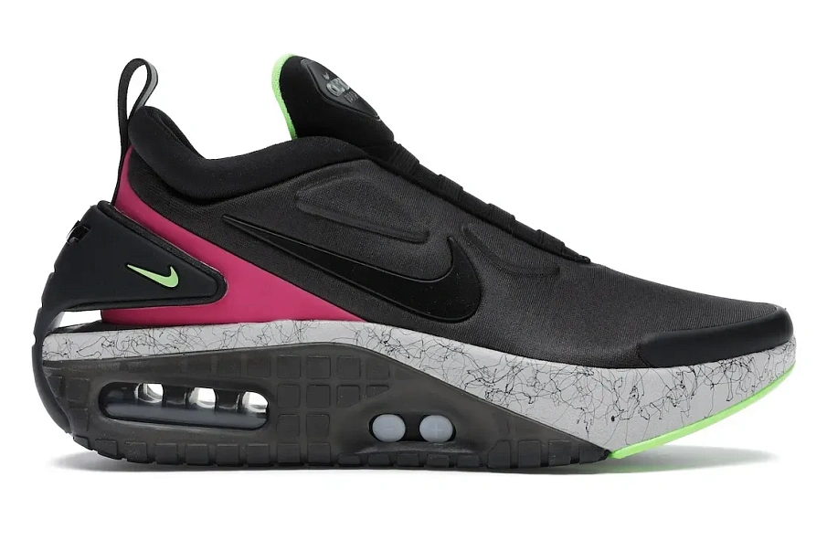 Фото № 1 с приближением к товару «‎Nike Adapt Auto Max Black Laser Fuchsia Electro Green (US Charger)»