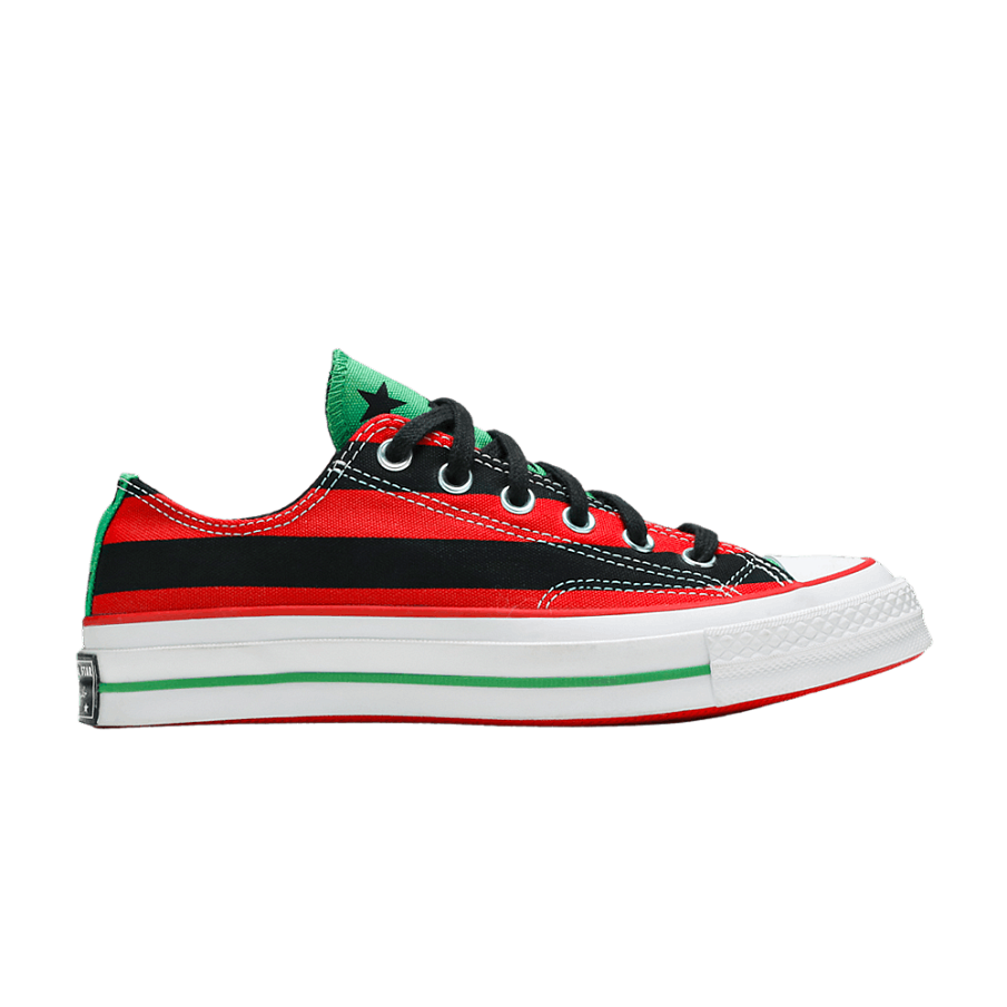 Фото № 1 с приближением к товару «‎Denim Tears x Converse Chuck 70 Low Pan-African Flag»