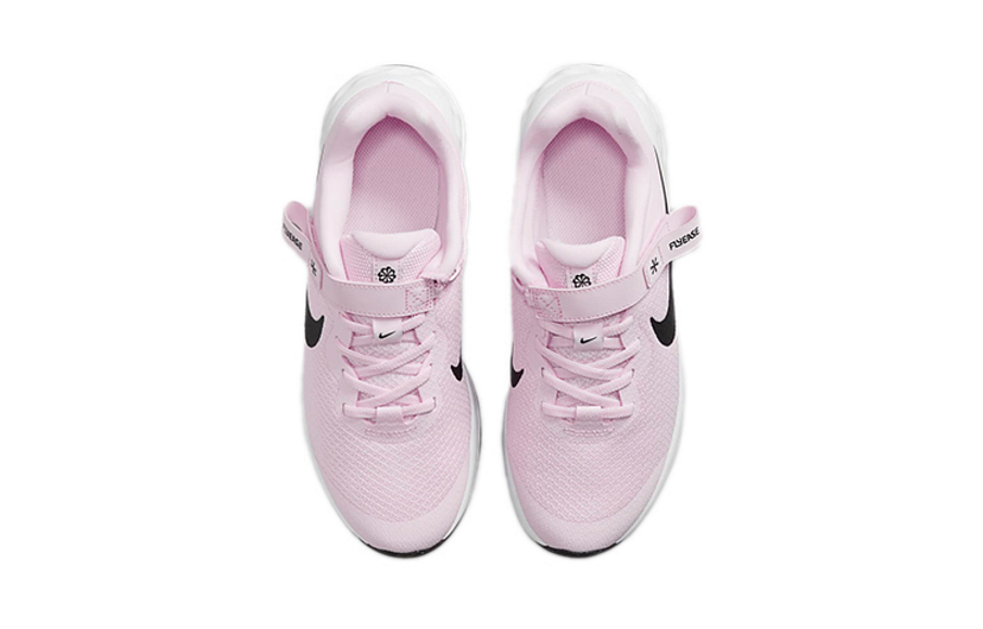 Фото № 4 с приближением к товару «‎Nike Revolution 6 FlyEase (GS) Low-Top Running Shoes Pink»