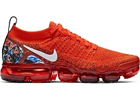 Фото № 1 с приближением к товару «‎Nike Air VaporMax Flyknit 2 Heel Graphic Team Orange »
