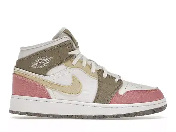 Jordan 1 Mid SE Pastel Vivid Green Grind 