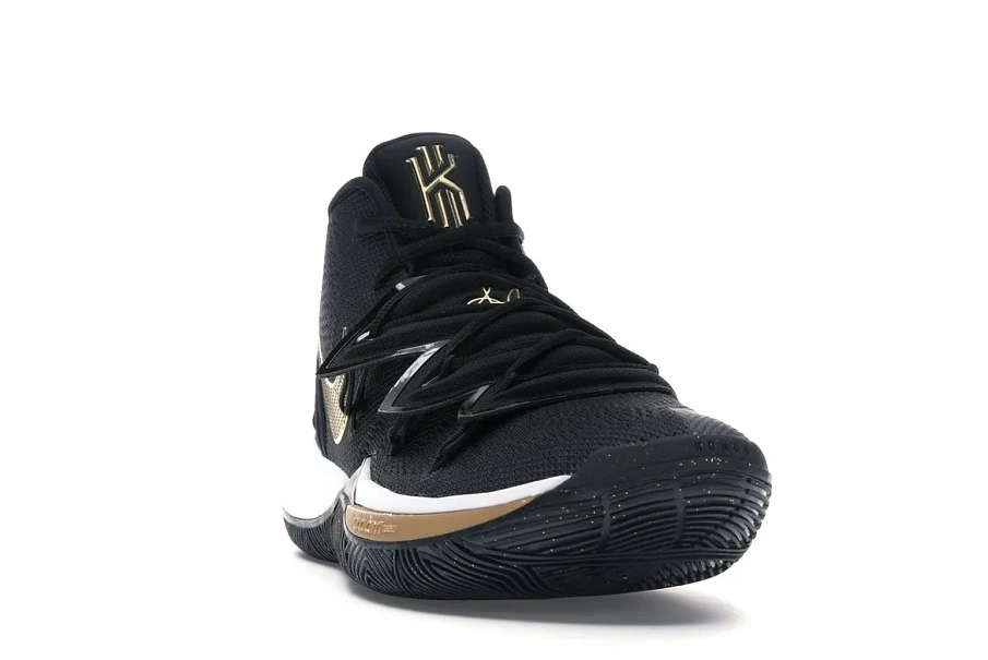 Фото № 4 с приближением к товару «‎Nike Kyrie 5 Black Metallic Gold»