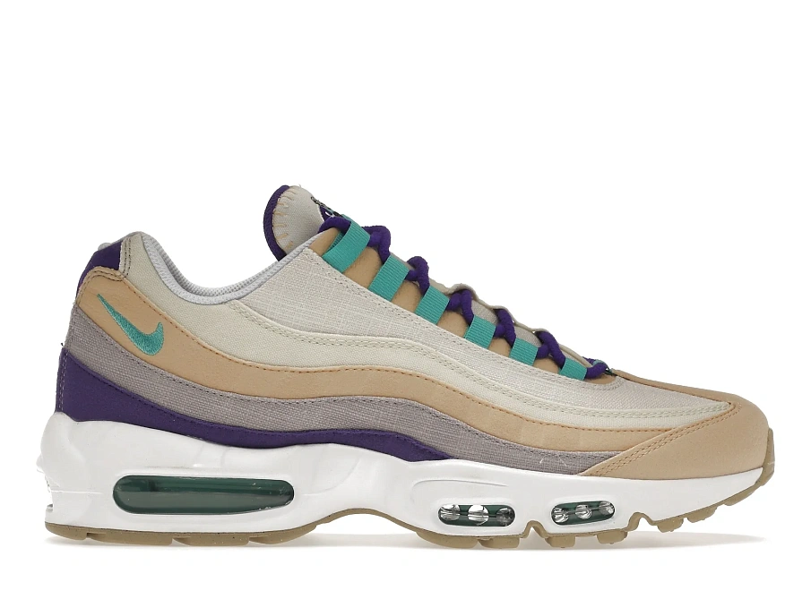 Фото № 1 с приближением к товару «‎Nike Air Max 95 Air Sprung Sail Purple Teal»