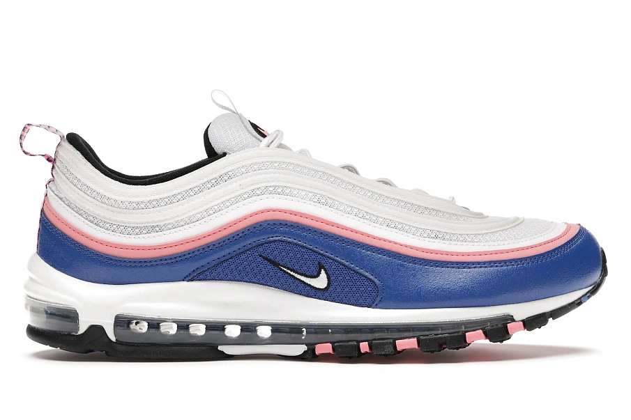 Фото № 1 с приближением к товару «‎Nike Air Max 97 White Game Royal Pink Gaze»
