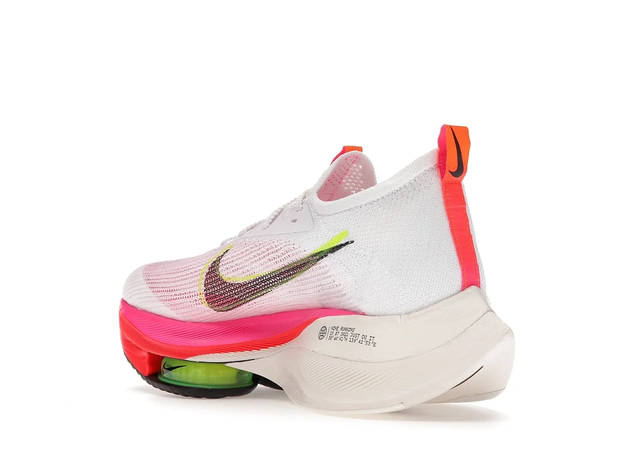 Фото № 5 с приближением к товару «‎Nike Air Zoom Alphafly Next% Flyknit White Pink»