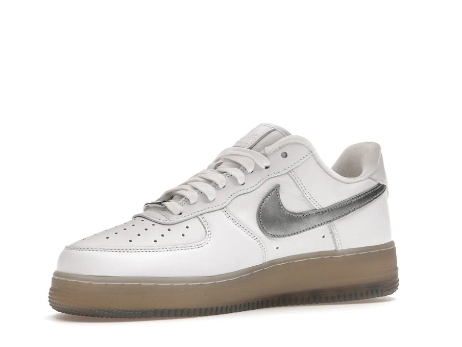 Фото № 3 с приближением к товару «‎Nike Air Force 1 Low 07 PRM White Metallic Silver»