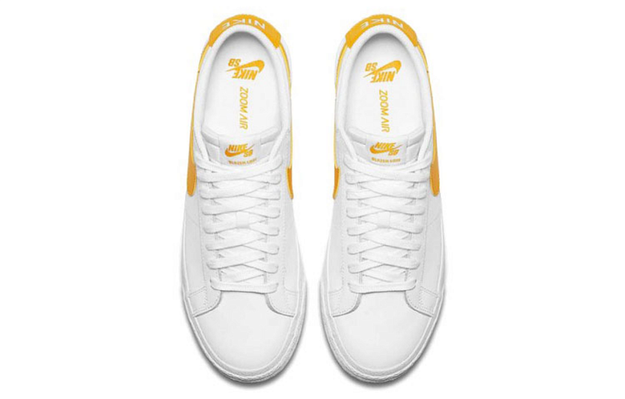 Фото № 4 с приближением к товару «‎Nike SB Zoom Blazer Low WhiteYellow»