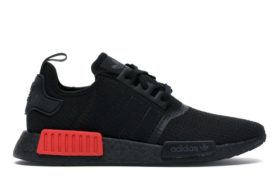 Фото № 1 с приближением к товару «‎adidas NMD R1 Core Black Lush Red»