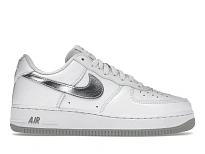 Фото № 1 с приближением к товару «‎Nike Air Force 1 07 Low Color of the Month White Metallic Silver»