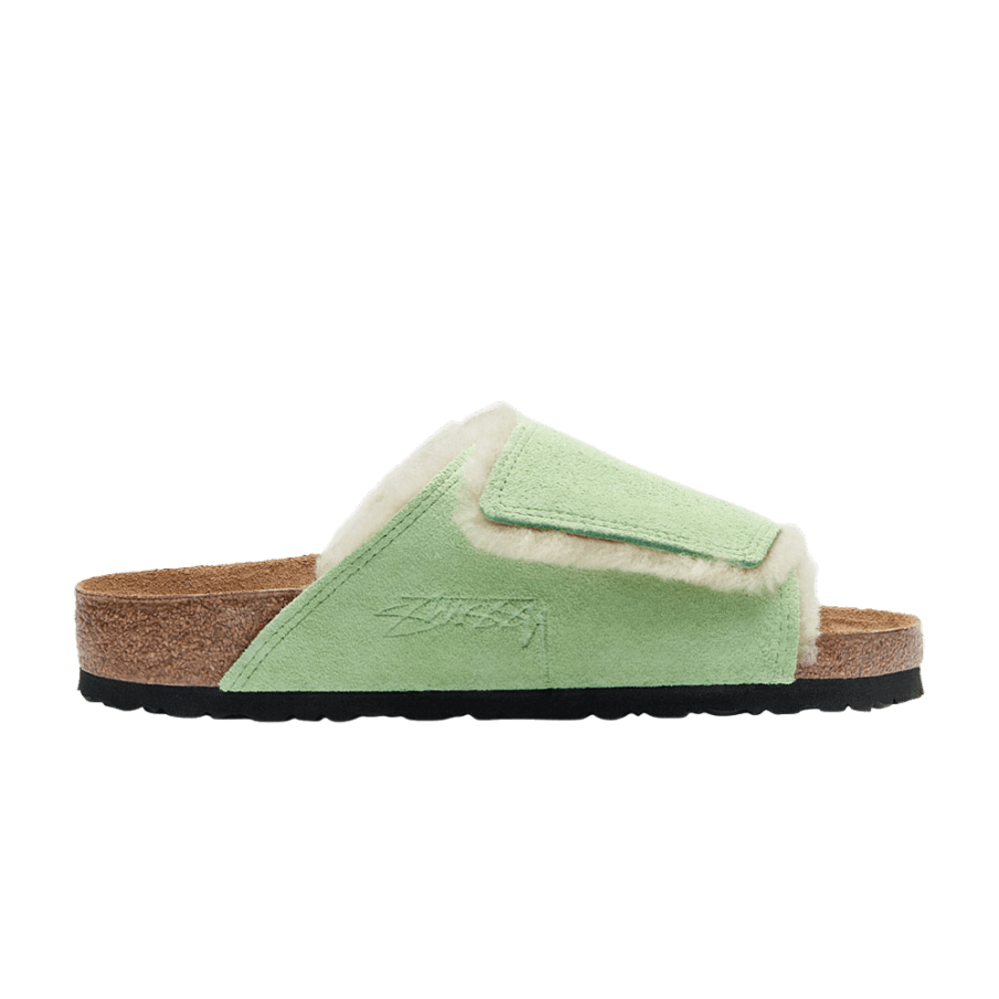 Фото № 1 с приближением к товару «‎Stussy x Birkenstock Solana Washed Green»
