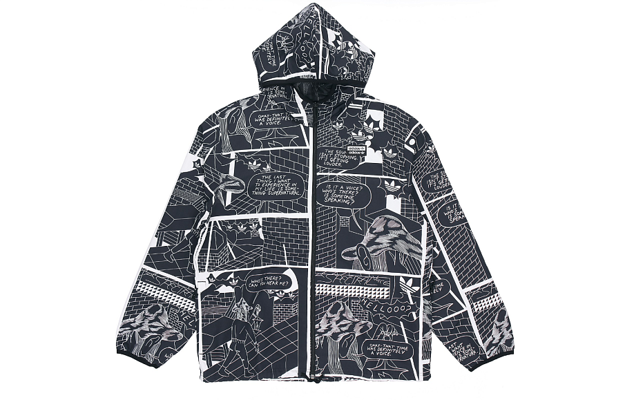 Фото № 1 с приближением к товару «‎adidas originals R.Y.V. Graphic Windbreaker For Men Black»