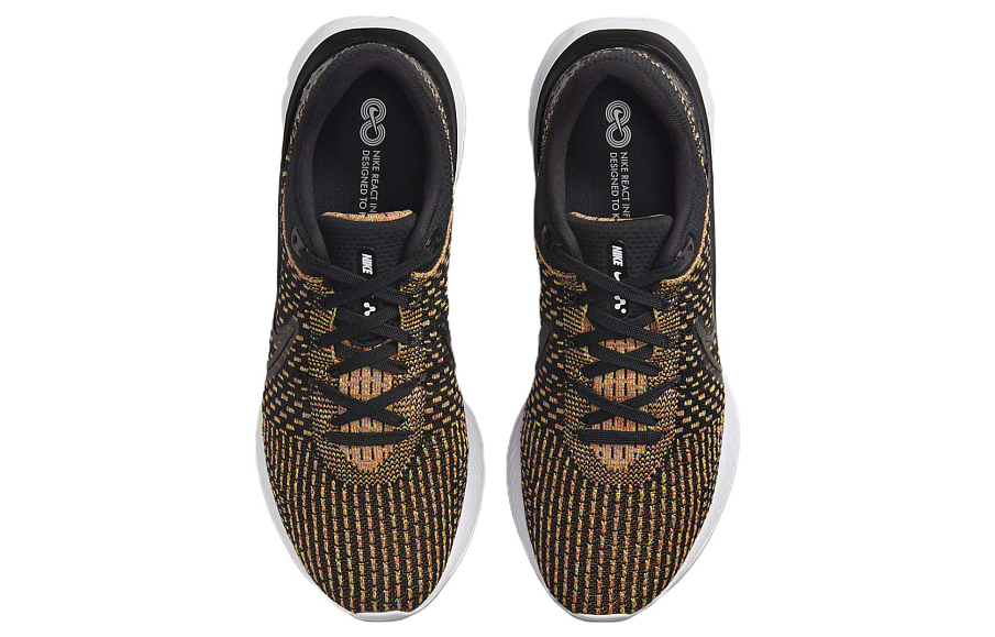 Фото № 4 с приближением к товару «‎Nike React Infinity Run FK 3 Running Shoes YellowBlack»