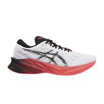 Фото № 1 с приближением к товару «‎Asics Novablast 3 White Black Electric Red (1011B458-104)»