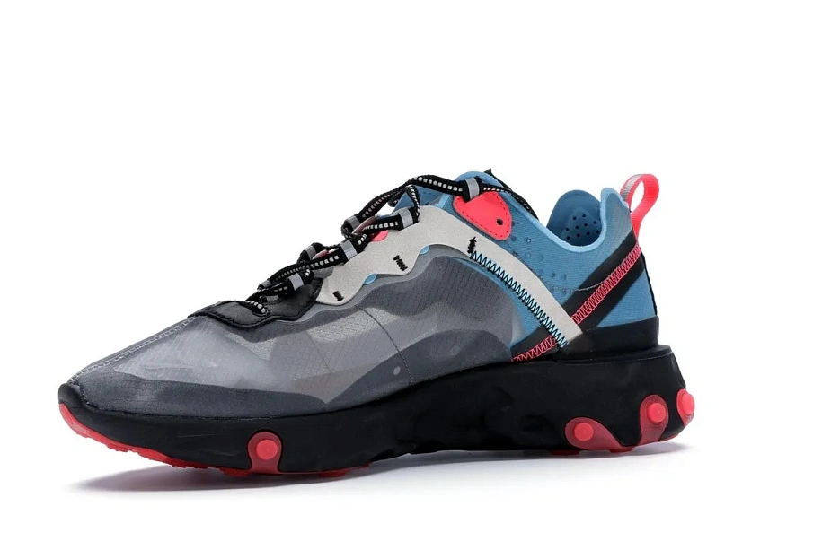 Фото № 2 с приближением к товару «‎Nike React Element 87 Blue Chill Solar Red»