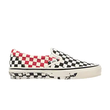 Vans LX Classic Slip-On 98 Act Of Disagreement Black Checkerboard - 1