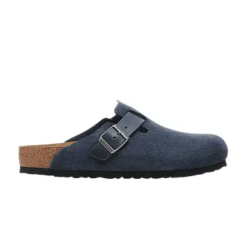 Birkenstock Boston Mixed Leather New Navy - 1