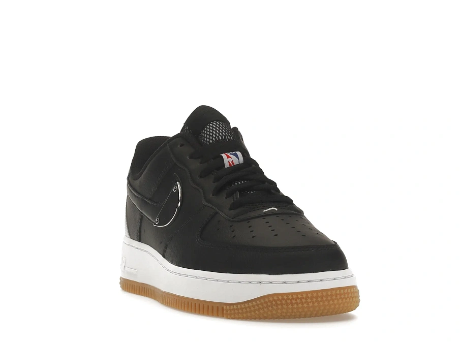 Фото № 2 с приближением к товару «‎Nike Air Force 1 Low 07 NBA Black Silver»