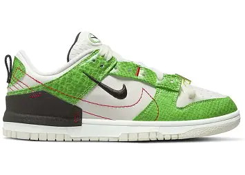 Nike Dunk Low Disrupt 2 Just Do It Snakeskin Green 
