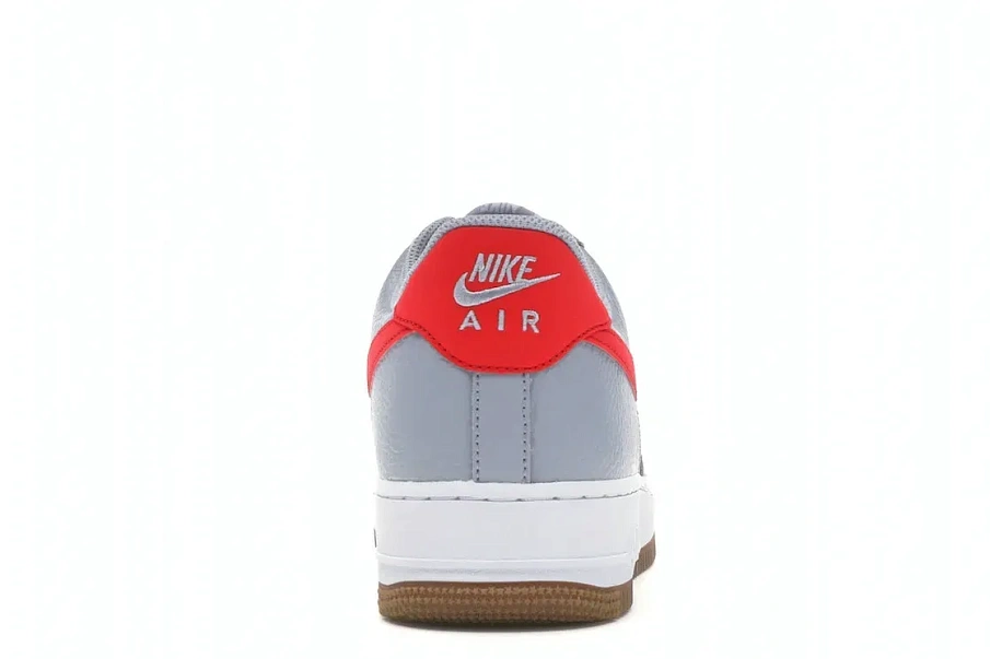 Фото № 4 с приближением к товару «‎Nike Air Force 1 Low '07 Wolf Grey University Red»