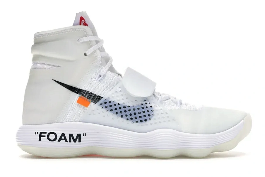 Фото № 1 с приближением к товару «‎Nike React Hyperdunk 2017 Flyknit Off-White»