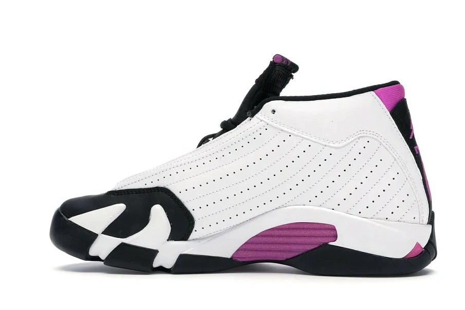 Фото № 5 с приближением к товару «‎Jordan 14 Retro Fuchsia Flash Black Toe »