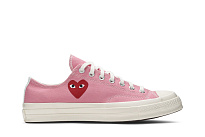 Фото № 2 с приближением к товару «‎Comme des Garçons PLAY x Converse Chuck 70 Low Bright Pink»
