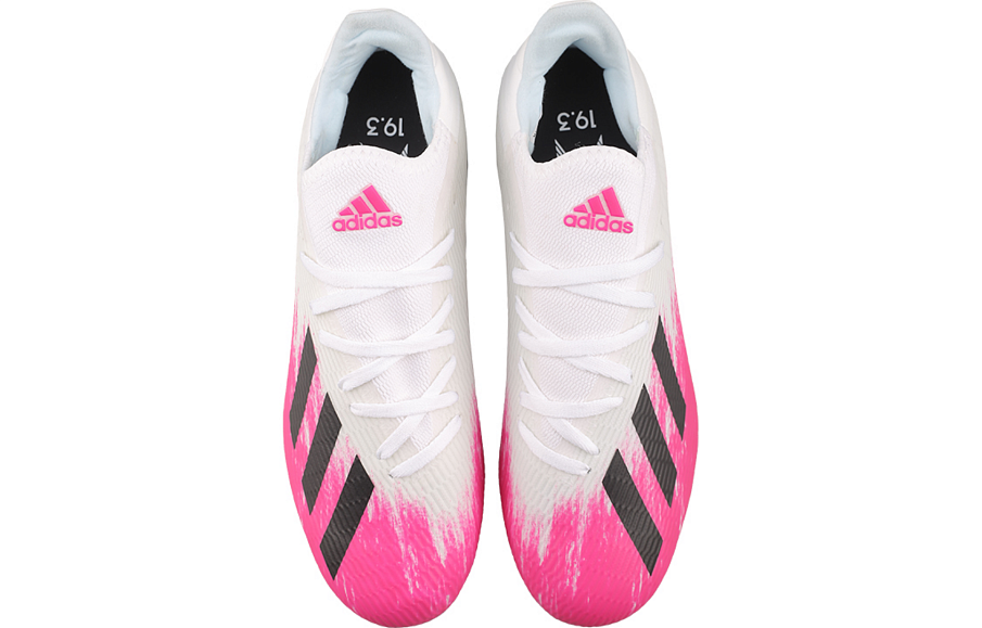 Фото № 4 с приближением к товару «‎ adidas X 19.3 Soccer shoes Cloud WhiteCore BlackShock Pink»