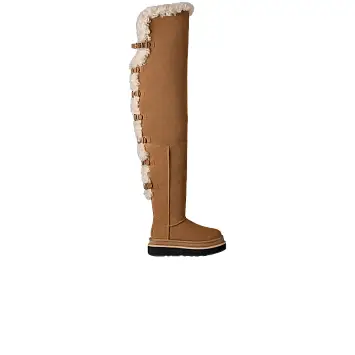Sacai x UGG Women's Thigh High Boot Chestnut - 1