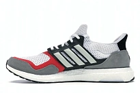 Фото № 3 с приближением к товару «‎adidas Ultra Boost S&L White Grey Scarlet»