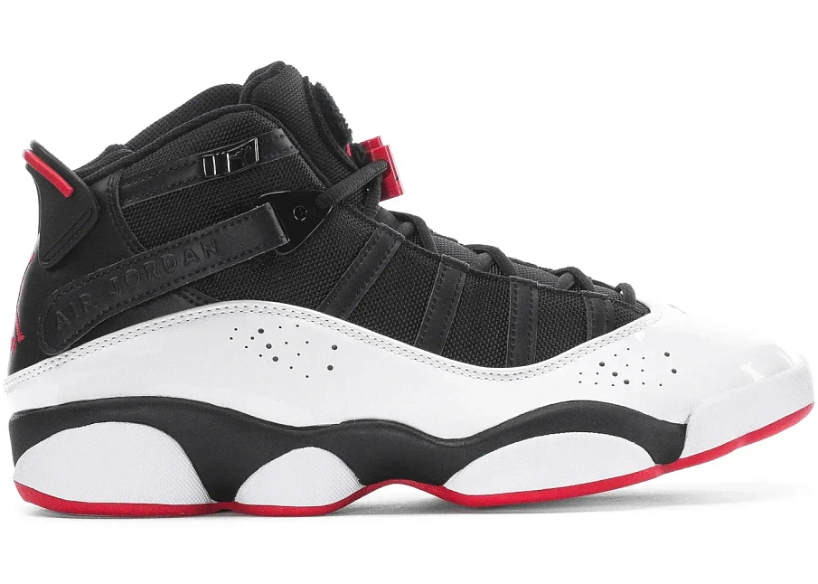 Фото № 1 с приближением к товару «‎Jordan 6 Rings Black White Varsity Red»