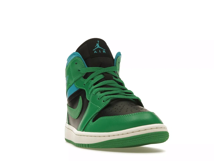 Фото № 2 с приближением к товару «‎Jordan 1 Mid Lucky Green Aquatone »