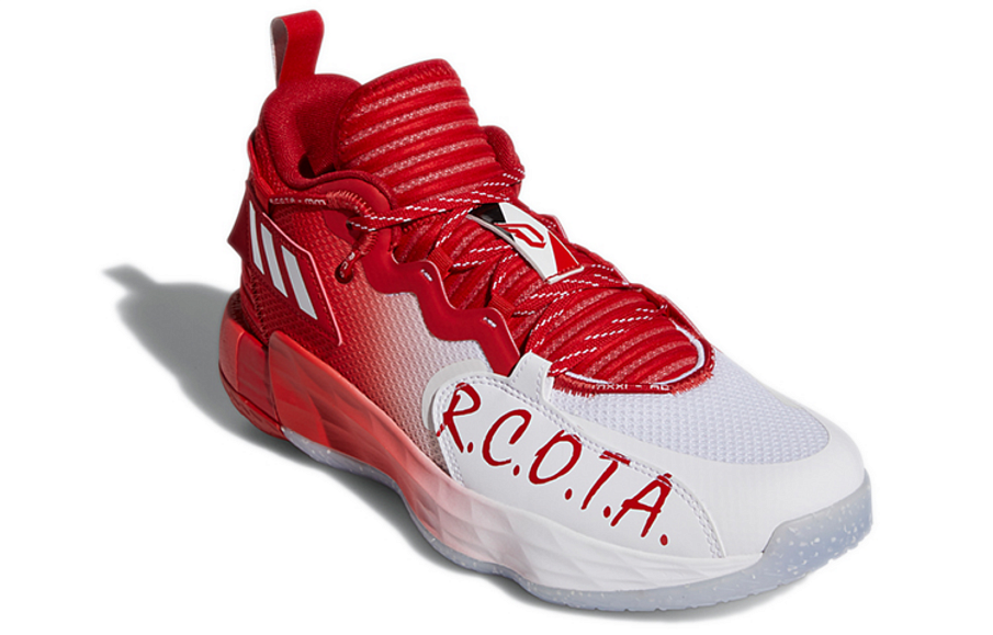 Фото № 3 с приближением к товару «‎adidas Dame 7 Basketball Shoes RedWhite»